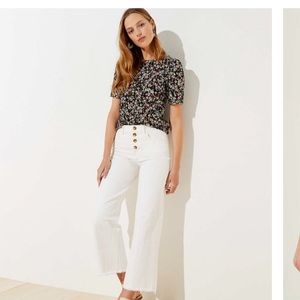 Loft - Petite High Waist Jeans